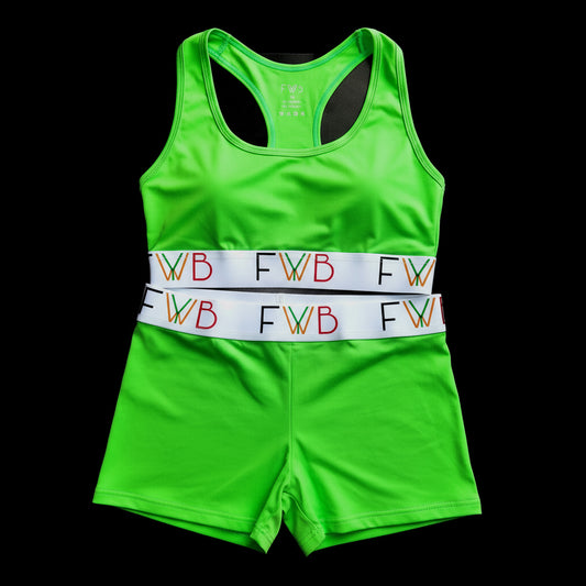 Green FWYB Sports Bra Set