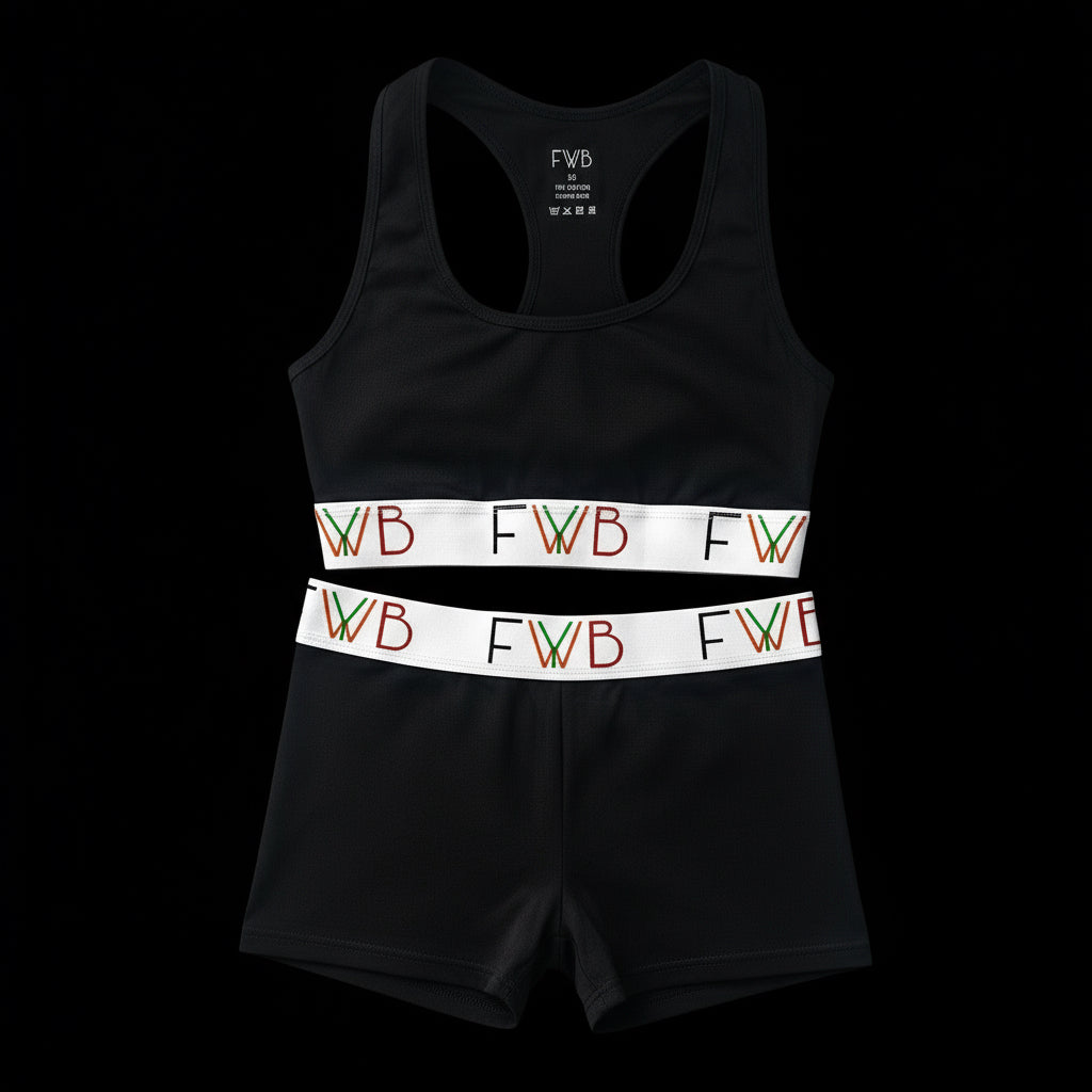 Black FWYB Sports Bra Set